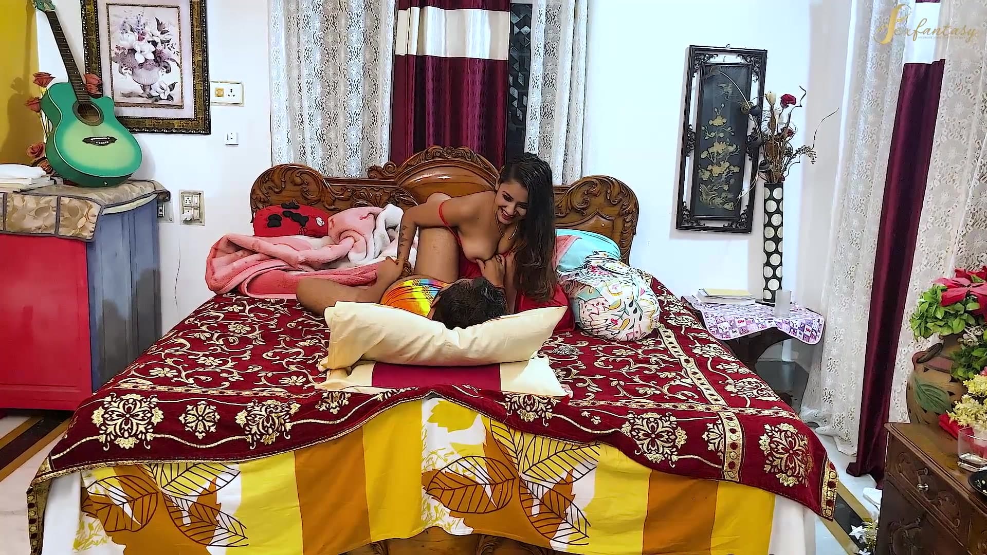 Late night my sister-in-law gives me a horny massage turning into raw fucking screenshot 4