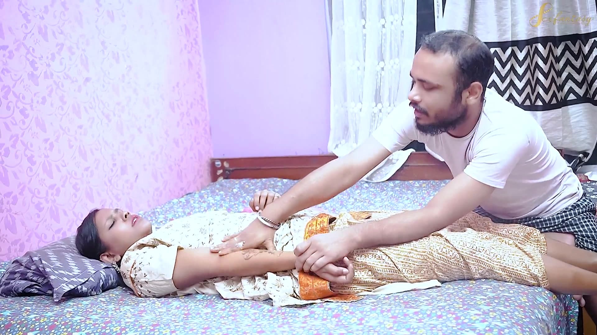 The house owner pounded his servant hard while his wife was away from home screenshot 2