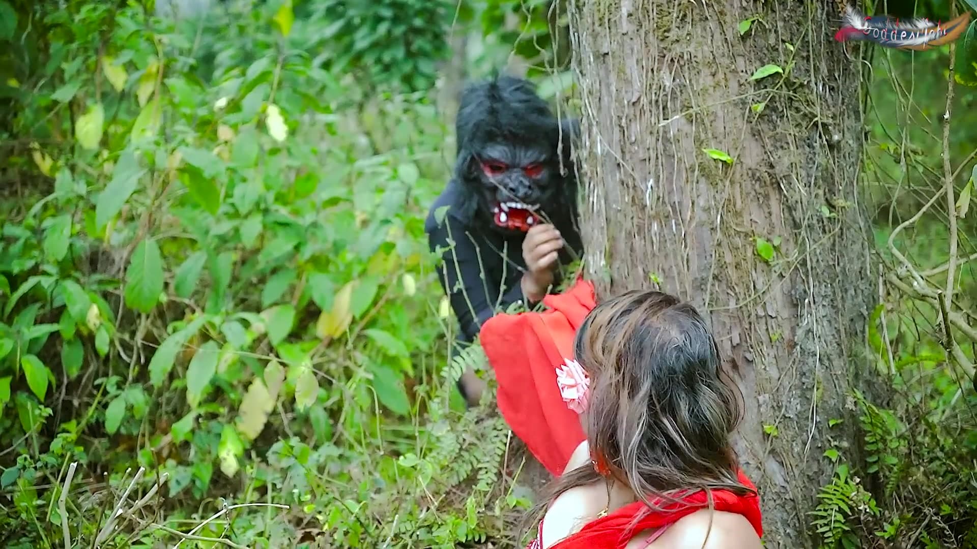 The ghost leader couldn't resist the big-titted desi woman and fucked her hard in the jungle screenshot 3