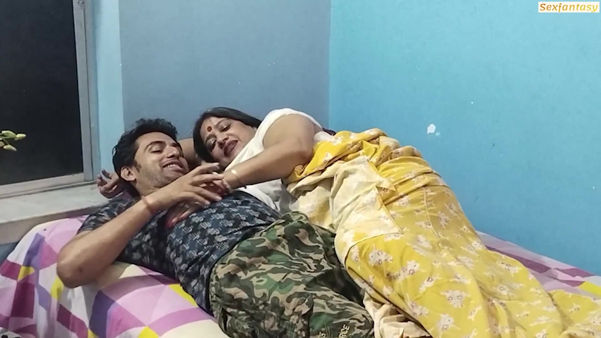 Stepgrandson gave his stepgrandmother sexual pleasure on a hot night screenshot 4