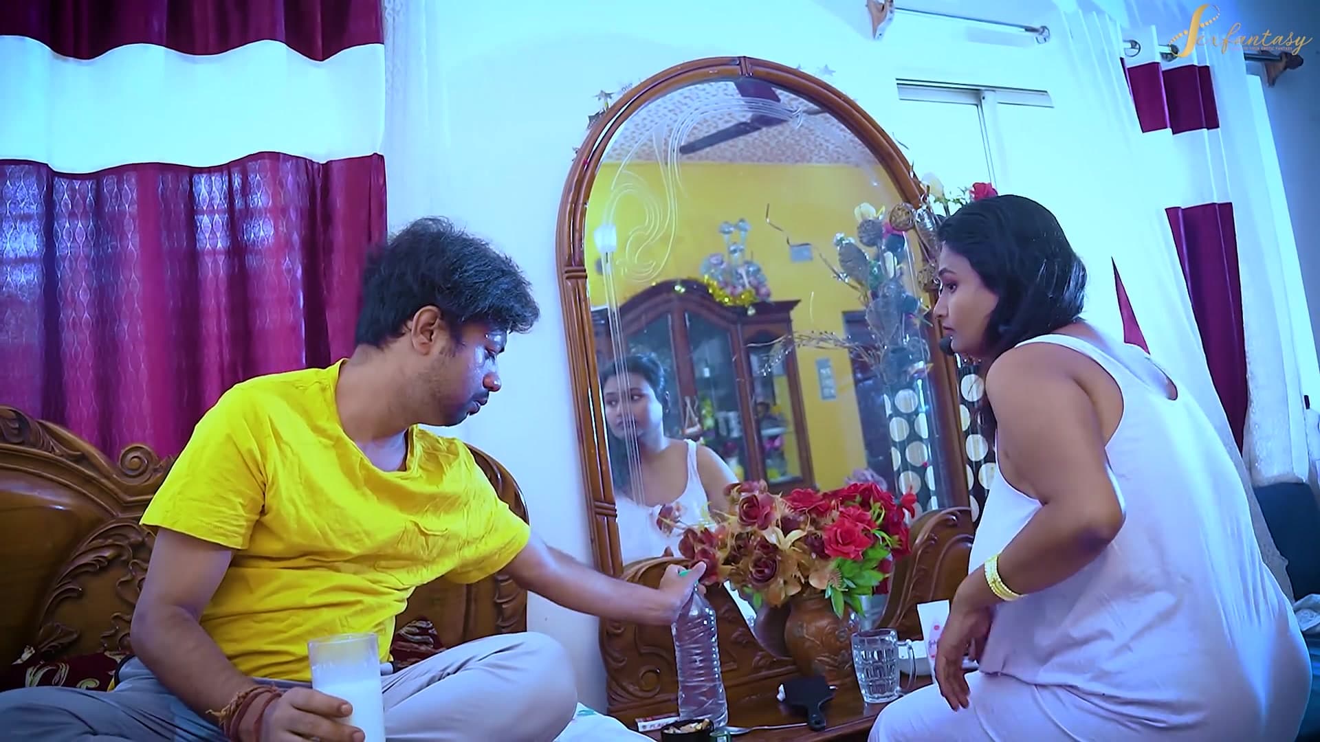 Busty MILF wife begs her husband for a rough fucking to satisfy her hungry pussy screenshot 2