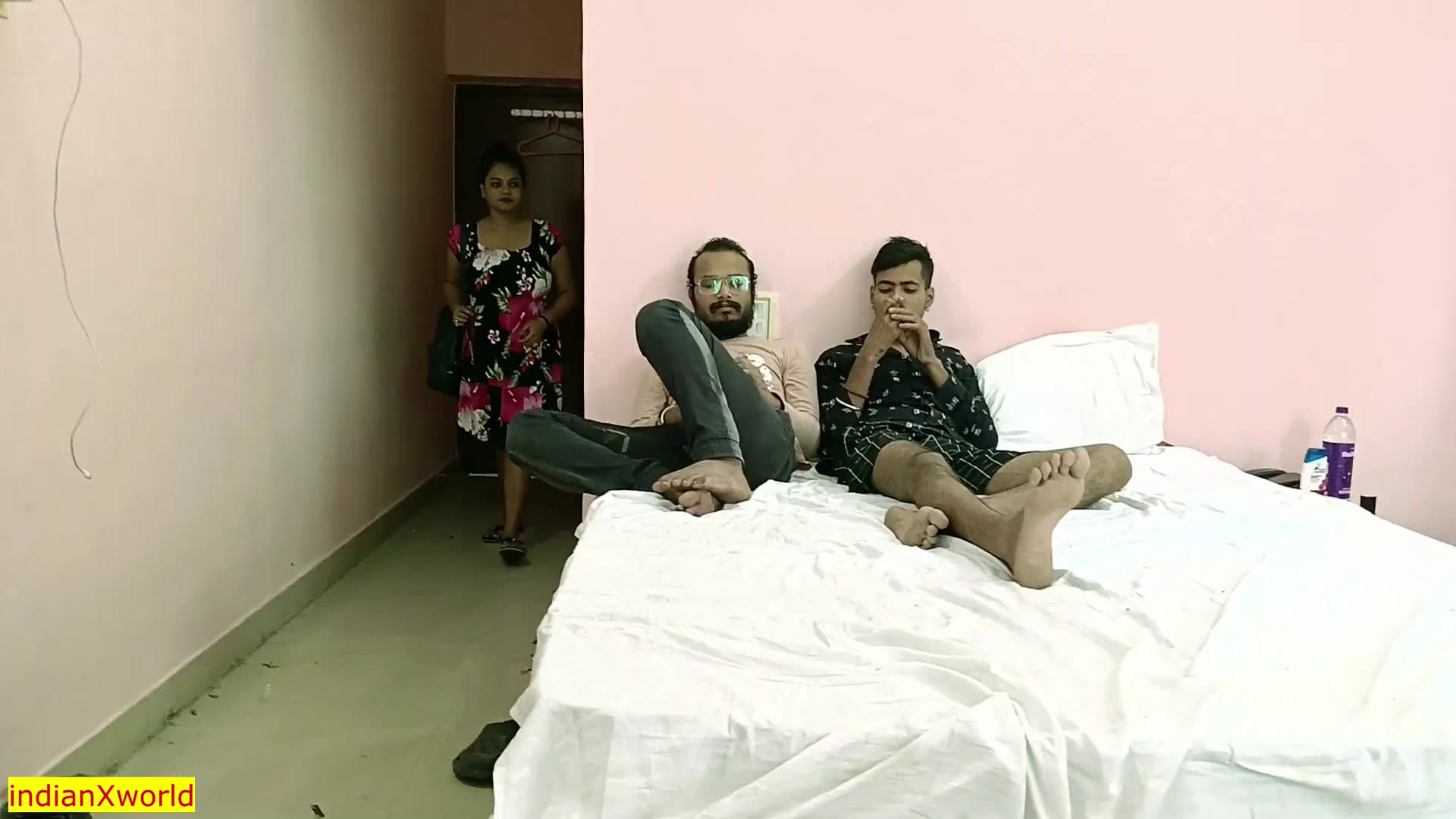 Horny Slut Shared and Fucked Hard by Friend! One Night Sex