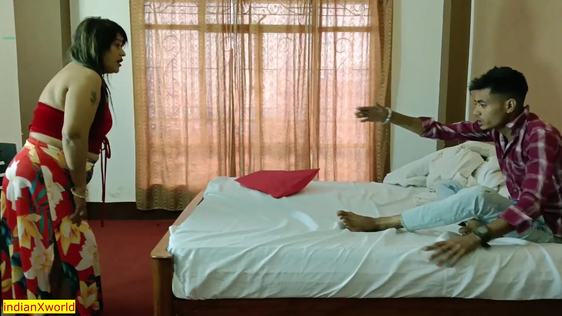 Indian 18yo Teen Fucks His Hot Stepaunty And Creampies Her Tight Pussy screenshot 3