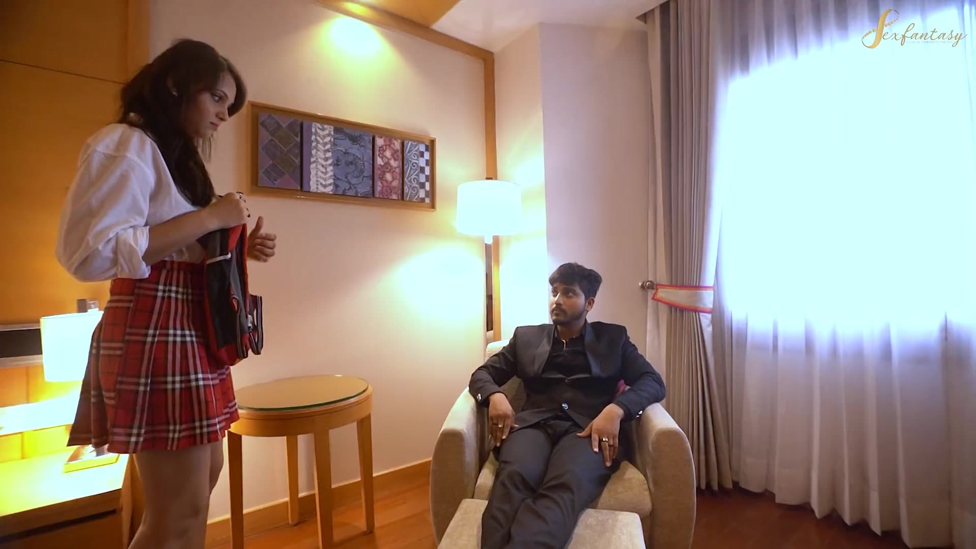 Stepdad Punishes His Stepdaughter with a Hard Fuck After She Failed Her Exam screenshot 1