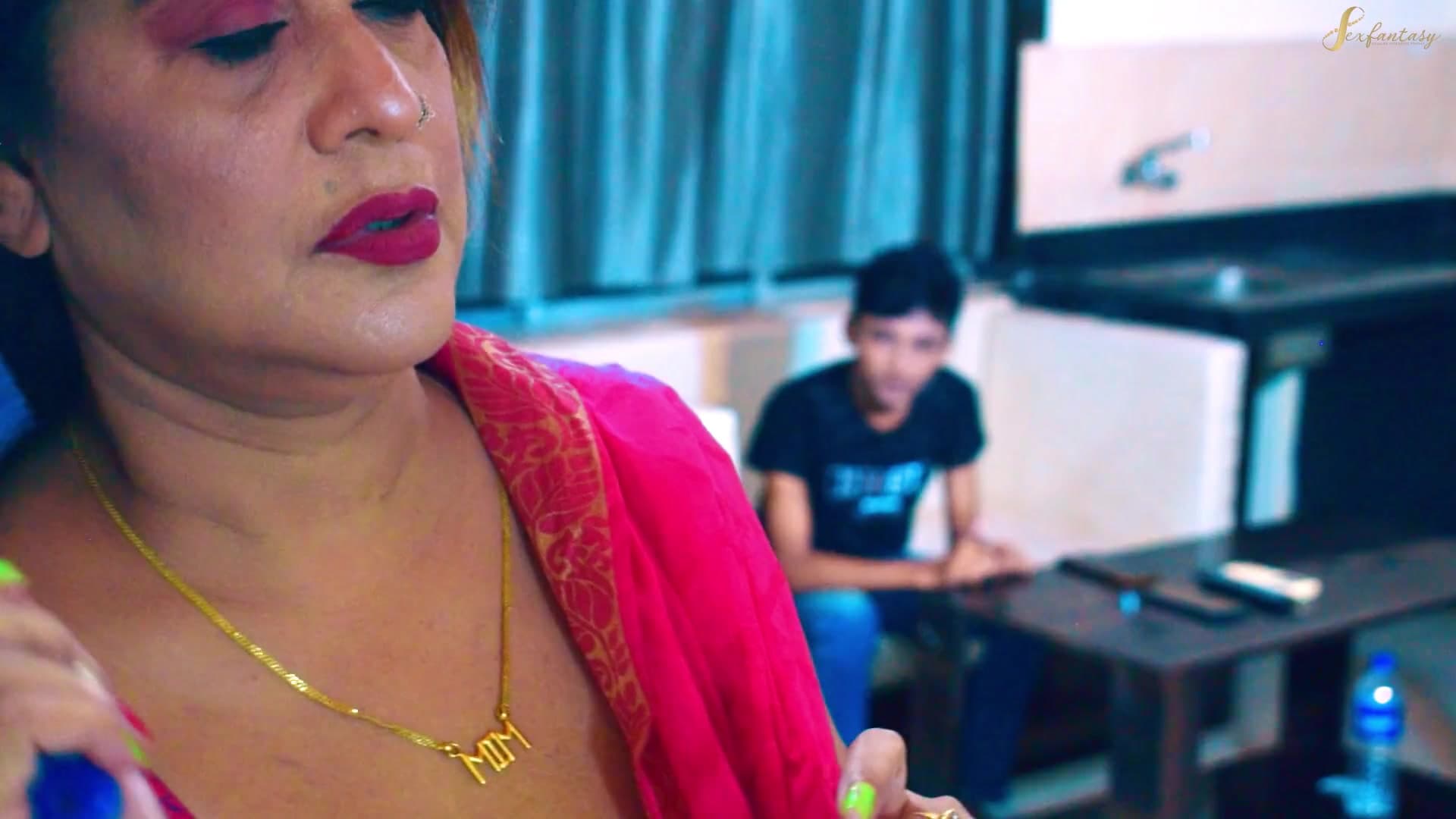 A Young Dude Fucked His Friend's Stepmom Hardcore After She Got Out of the Shower screenshot 7