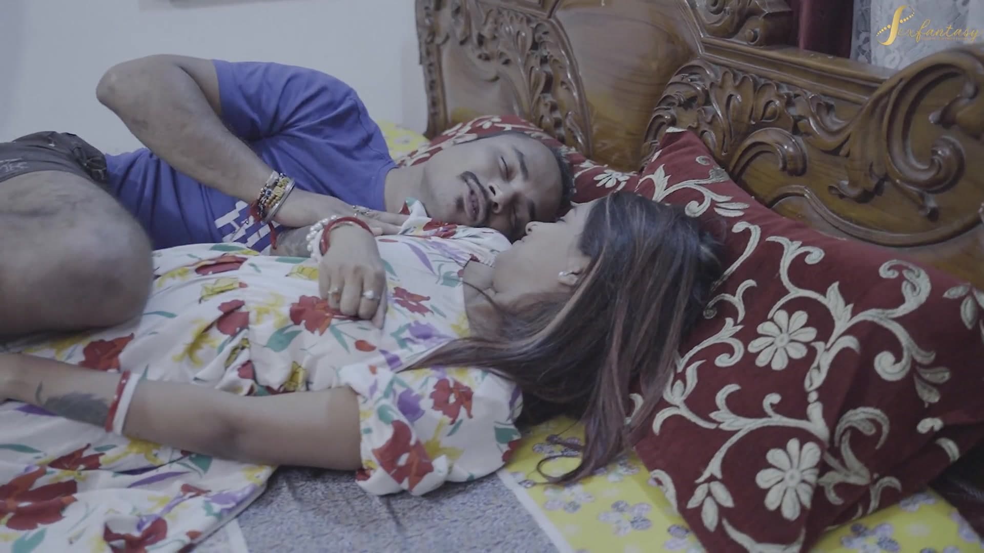 A Horny Wife Fucked Her Husband's Friend Behind His Back