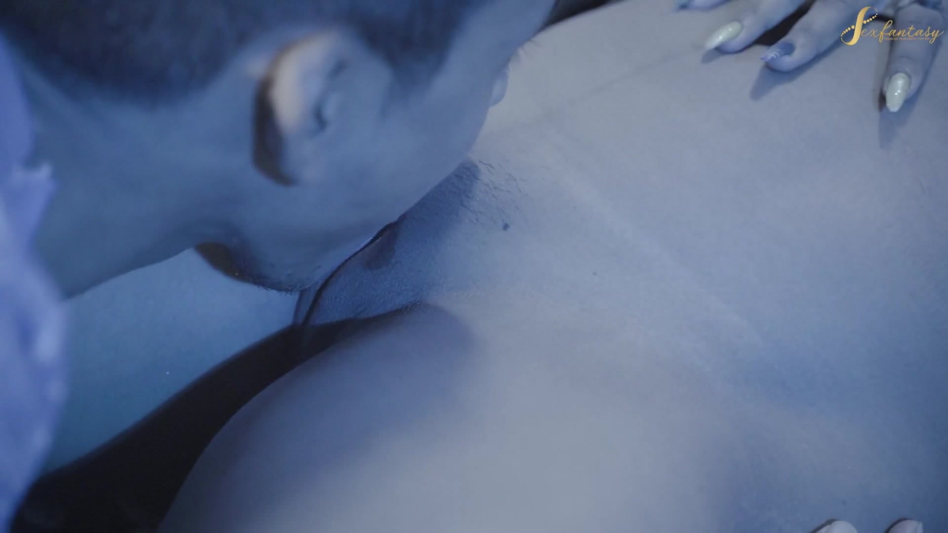 Stepmom Showed Her Huge Tits to Her Young Stepson on a Horny Night screenshot 5