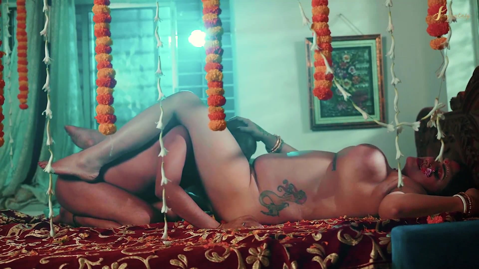 Indian Bhabhi Suhagrat Fucked by Husband's Friend All Night screenshot 9