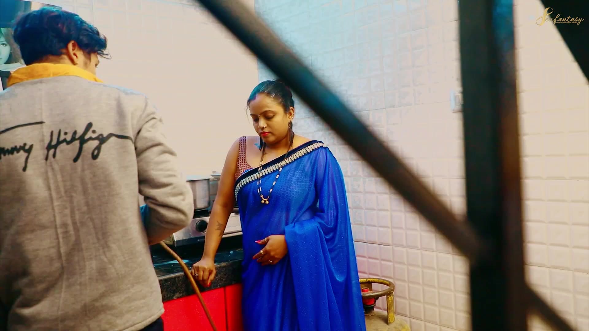 Horny Indian Stepmom Gets Fucked Rough by Her Stepson screenshot 2