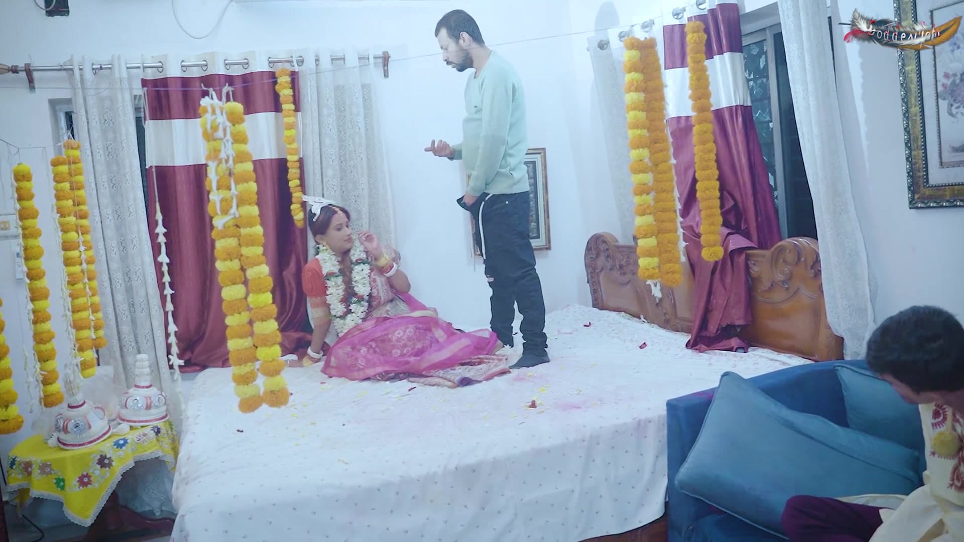 Hardcore Fucking Fun with Boyfriend in Front of Husband on Wedding Night screenshot 4