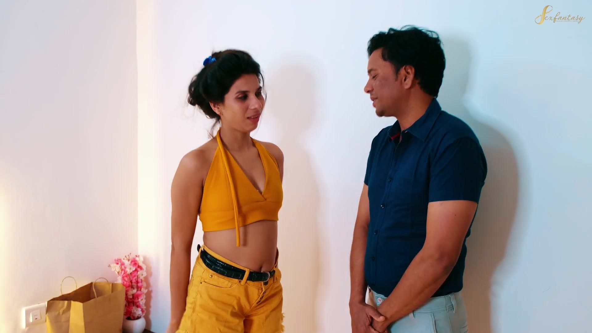 A Horny Sexy Lady Gets Fucked Hard by a Delivery Boy on Her Birthday screenshot 3