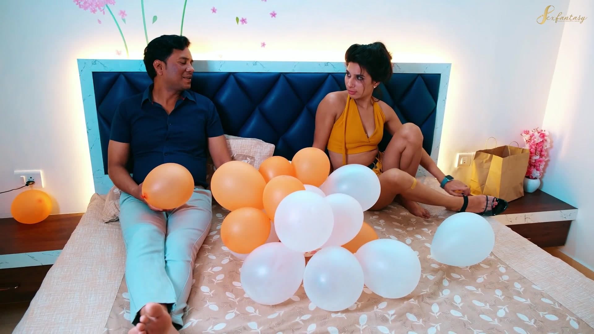 A Horny Sexy Lady Gets Fucked Hard by a Delivery Boy on Her Birthday