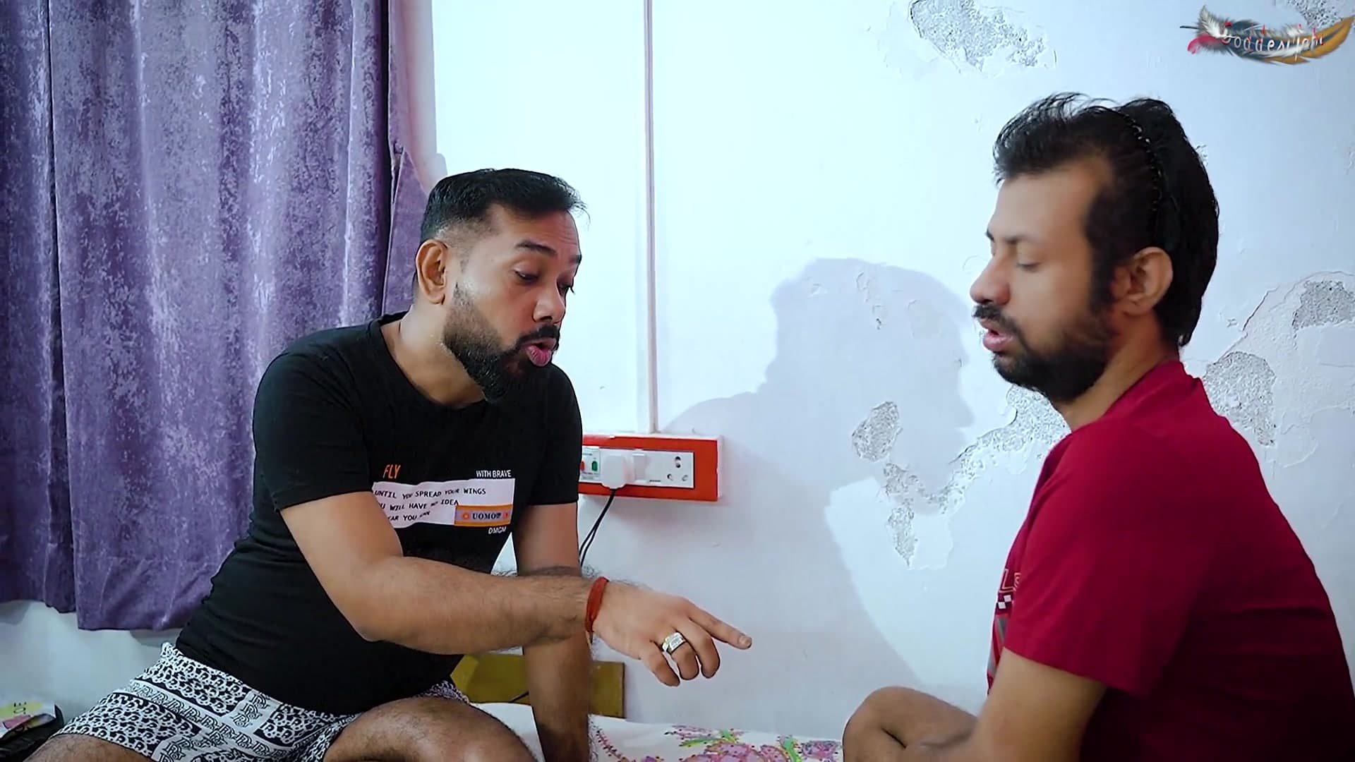 Desi Golabi Bhabhi Hardcore Threesome Sex with Her Two Devar screenshot 3