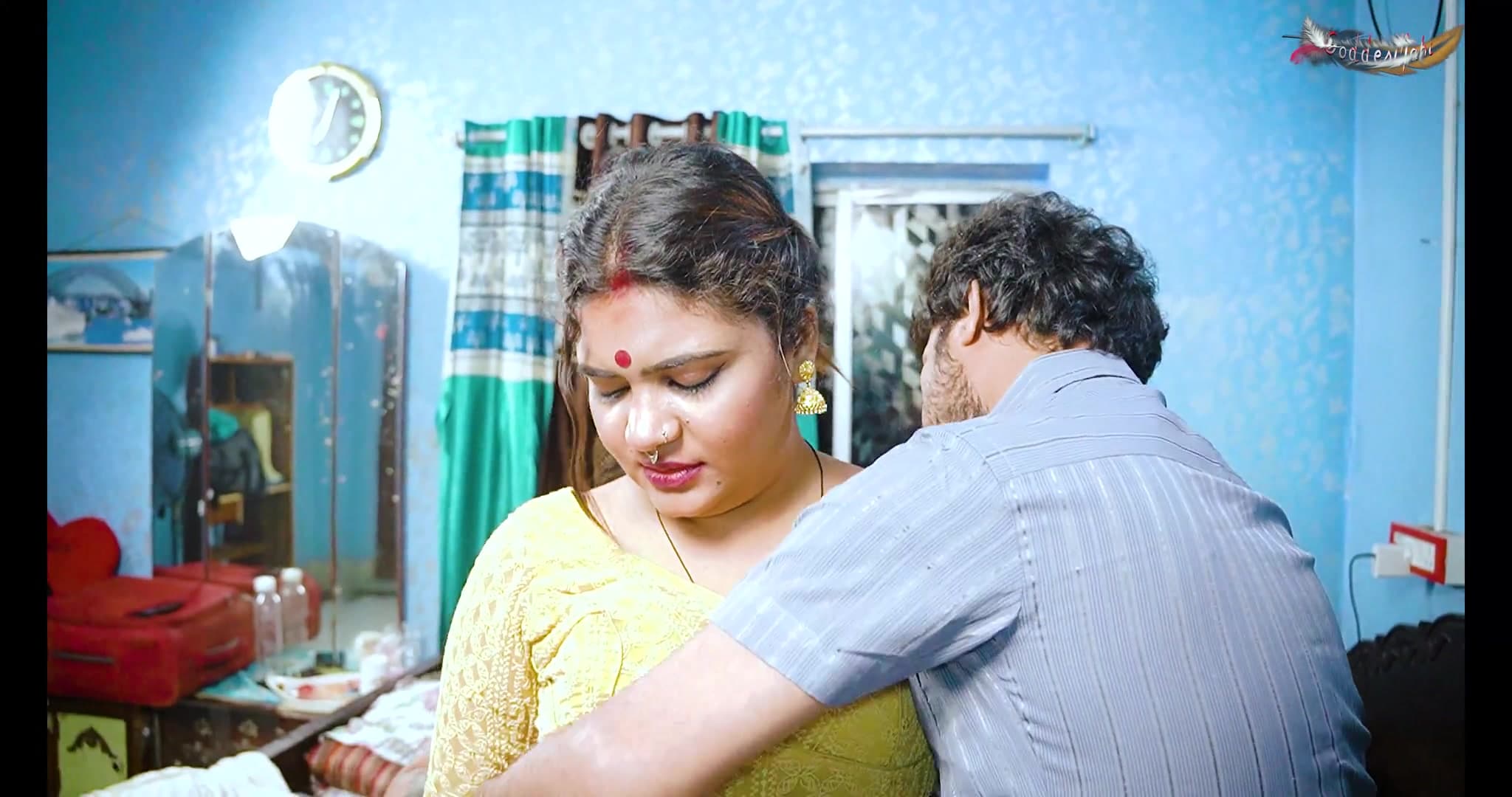 Groom Walks in on His Wife and Daughter-in-law Fucking Alone in the House screenshot 5