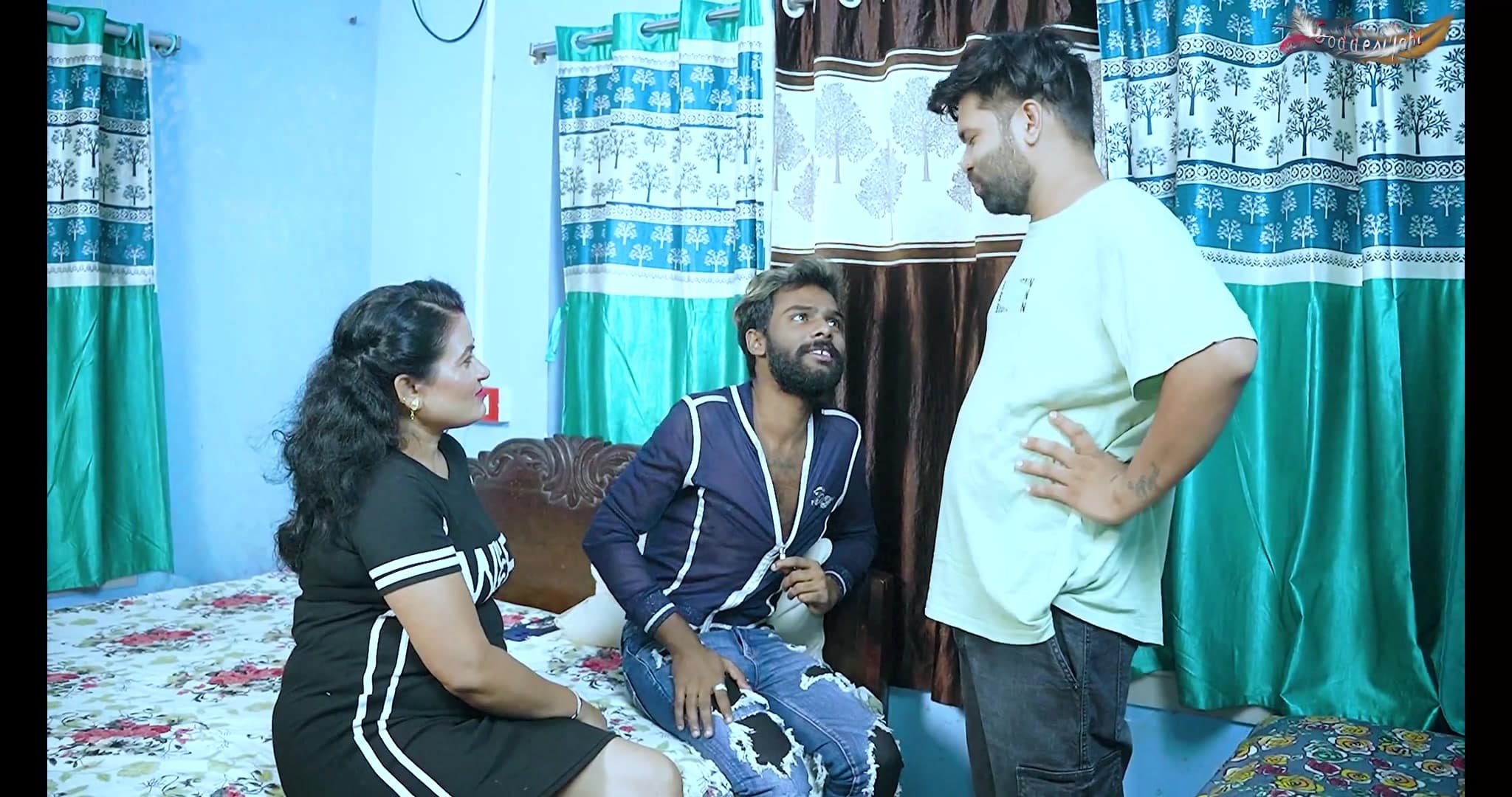 Two Buddies Fucking Desi Young Girlfriend Hardcore screenshot 3