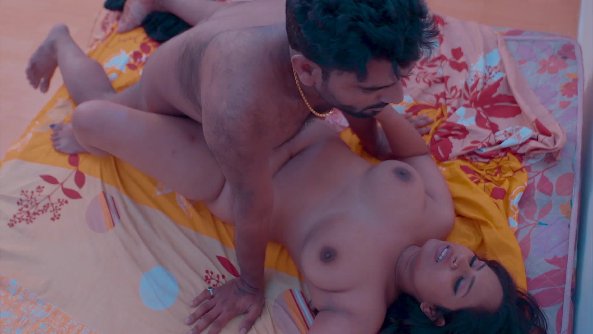 Huge Tits Desi Bhabhi Tempts Her Horny Devar on the Bed screenshot 8