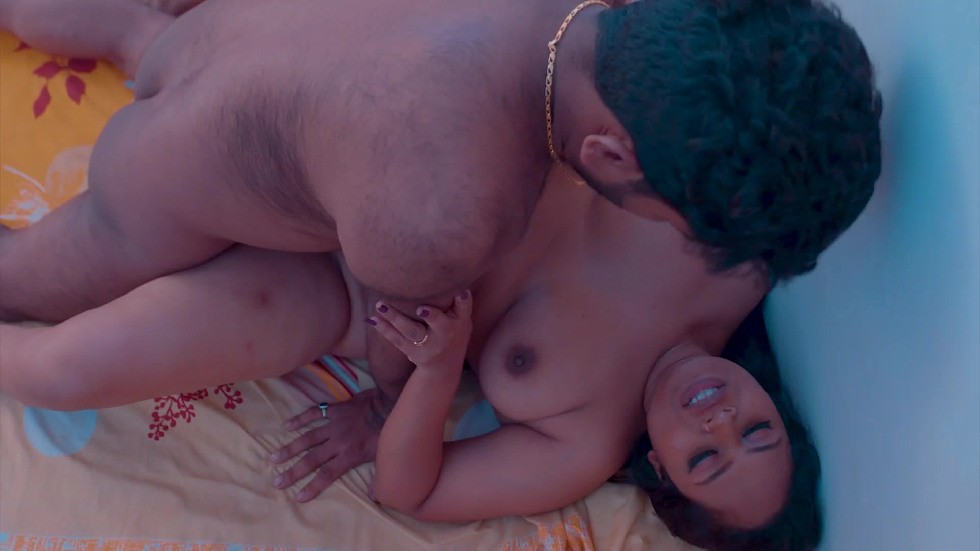 Huge Tits Desi Bhabhi Tempts Her Horny Devar on the Bed screenshot 1