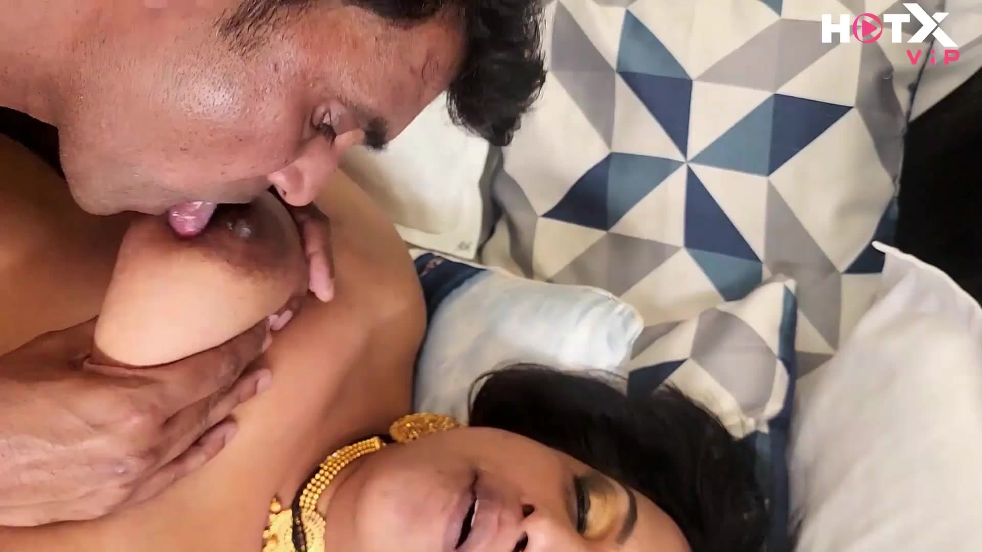 Big Tits Indian Stepmom in Saree Gets Rough Fucked by Stepson with Hindi Audio screenshot 7