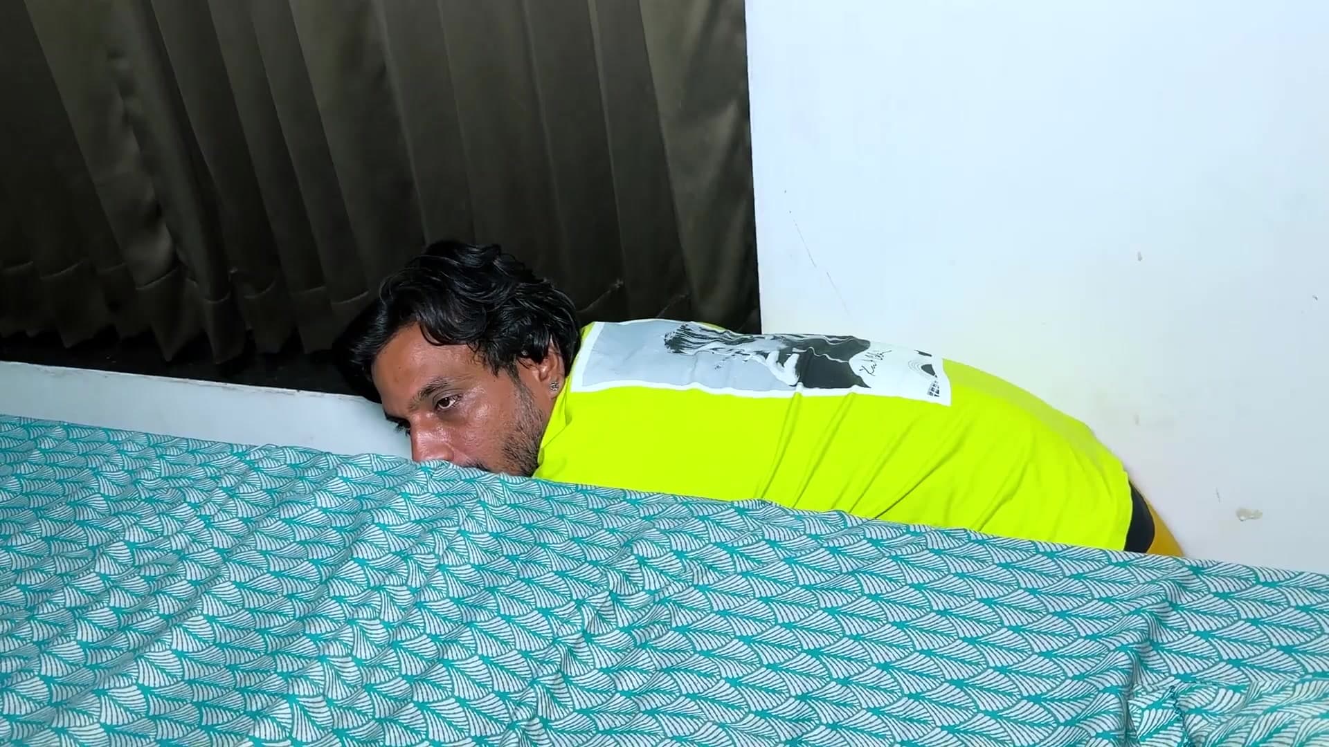 Devar Secretly Spies on Bhabhi Changing Clothes and Gets Caught Red-Handed screenshot 3