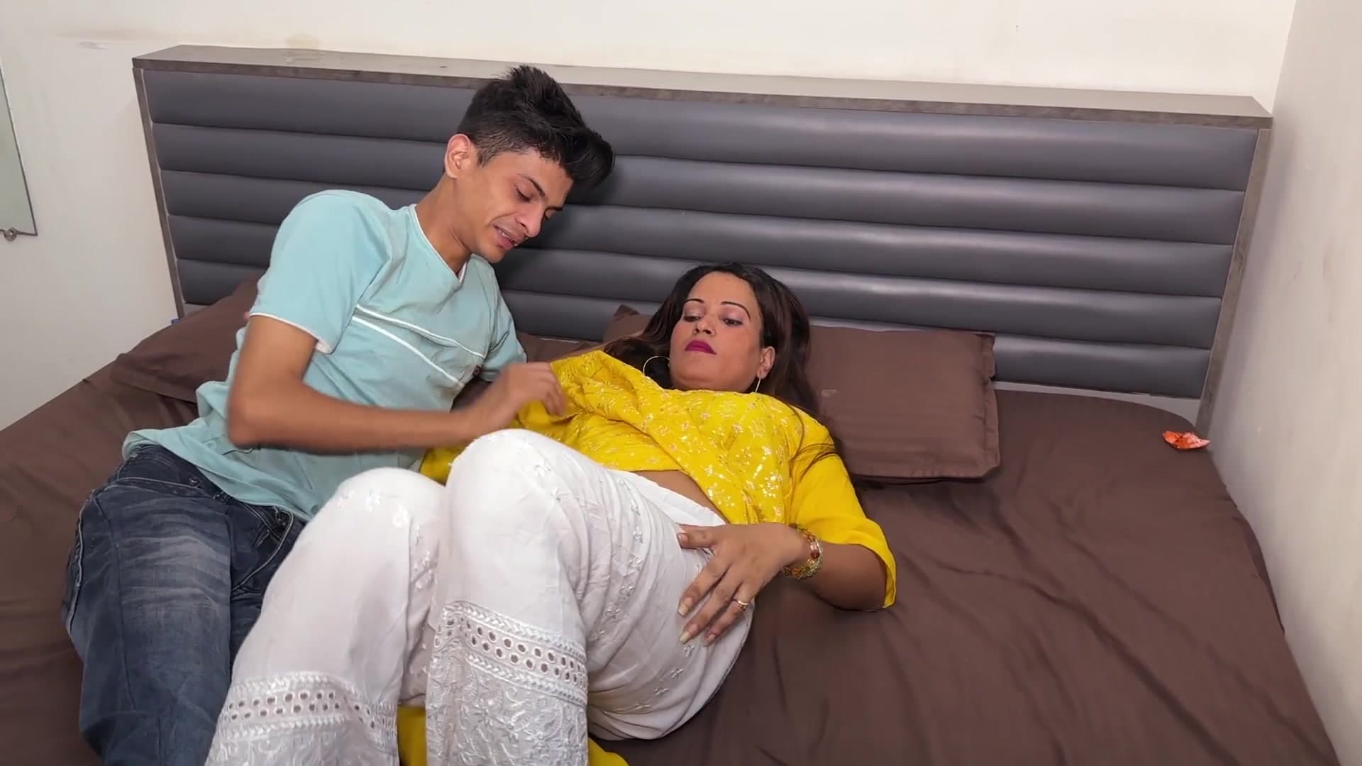 Stepson Fucks His Stepmom When He Catches Her Alone at Home screenshot 1