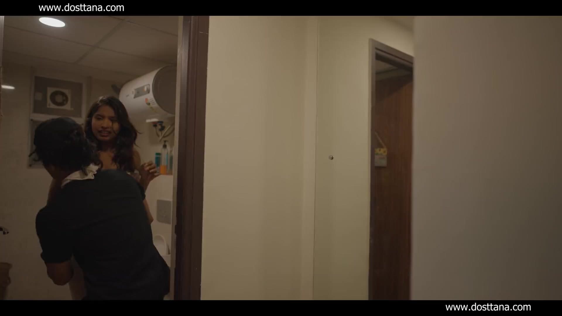 Girl Home Alone When Boyfriend Sneaks In for Bedroom Sex screenshot 4