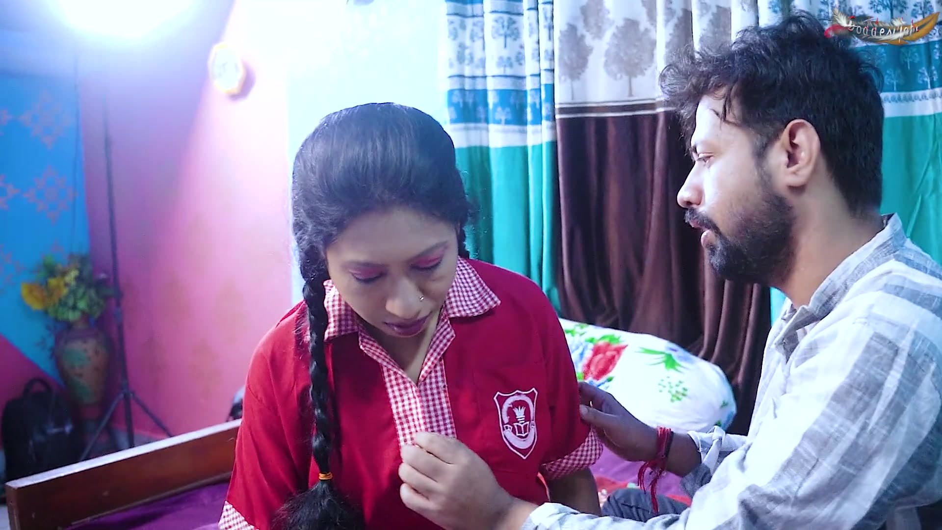 New Desi Virgin School Girl Hardcore Fuck with Her Home Tutor When She Was Alone ( Bengali Audio ) screenshot 3