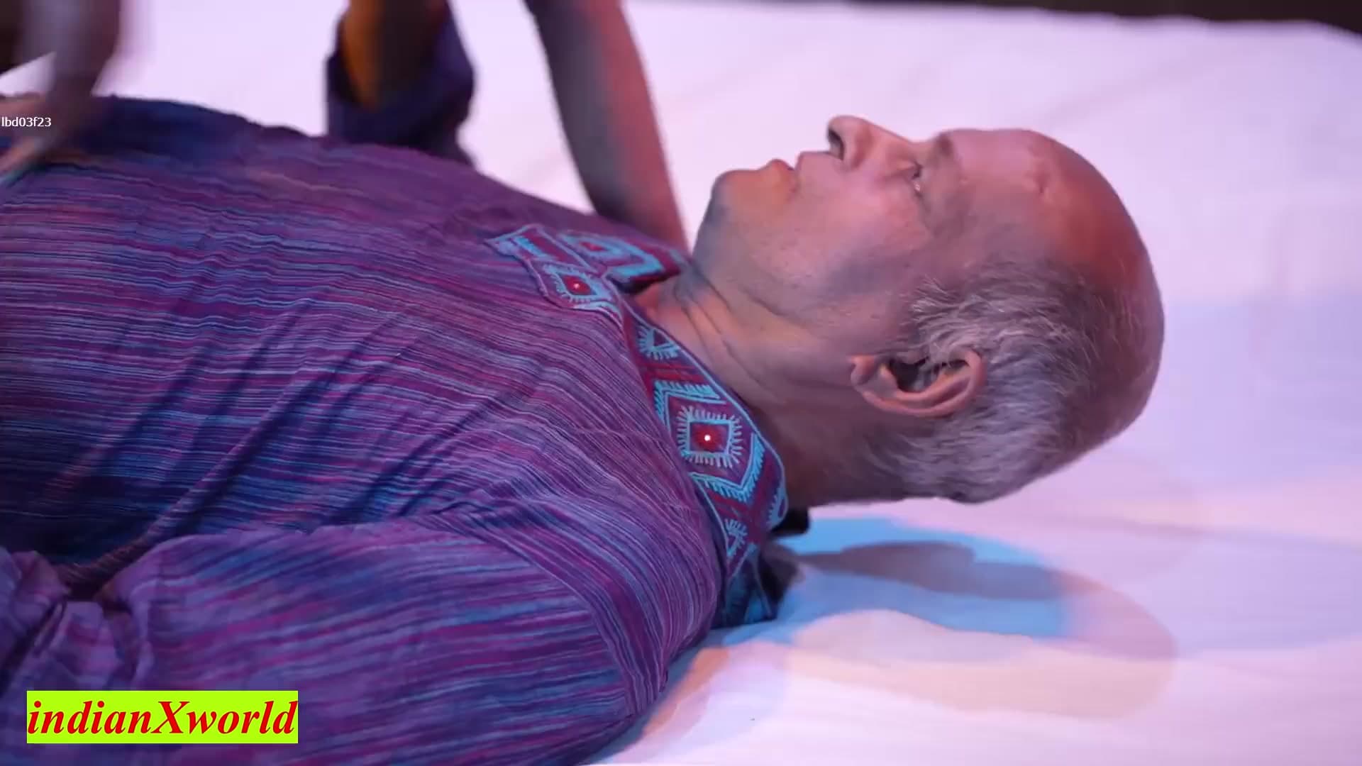 Old Budda Fucking Two Beautiful Girl Viral Threesome Sex screenshot 7