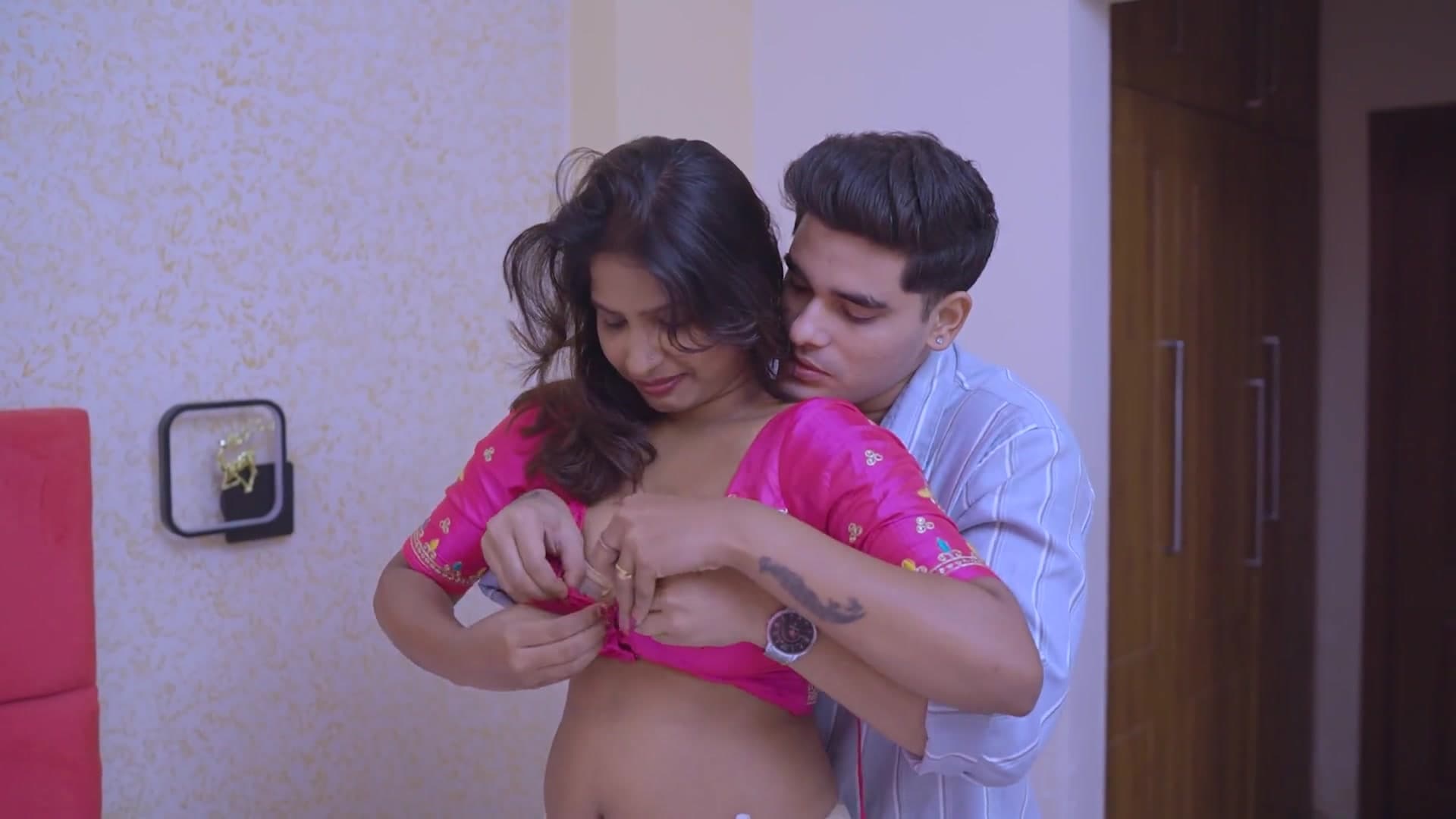 Hot Bhabhi Was Changing Clothes Devar Grabbed Her Tits From Behind Then Got Horny and Fucked Hard