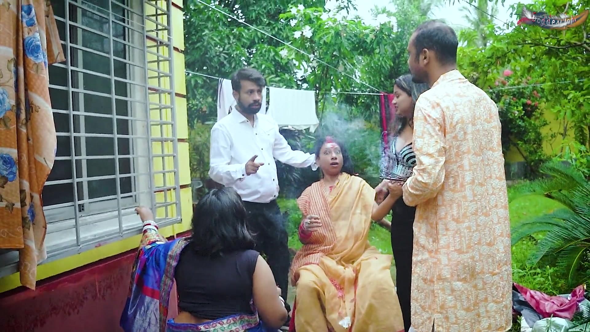 Cheating Guruma Hardcore Rough Sex with Her Disciple ( Hindi Audio )