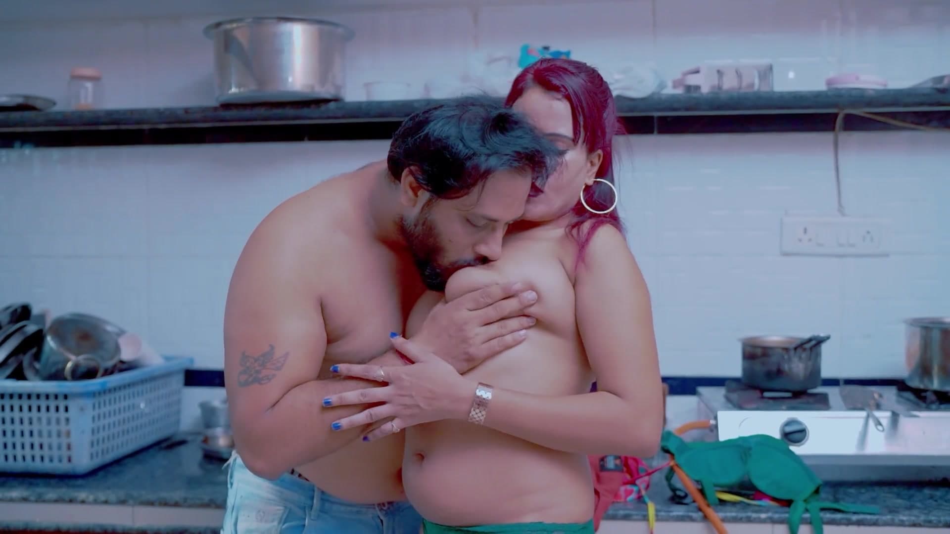 Super Hot Newly Married Bhabhi Fucked Hard by Her Devar in the Kitchen screenshot 3