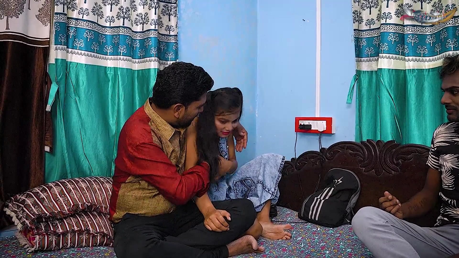 Desi Virgin Student Gets Hardcore Fucked by Her Teacher and Friend. Hindi Audio screenshot 3