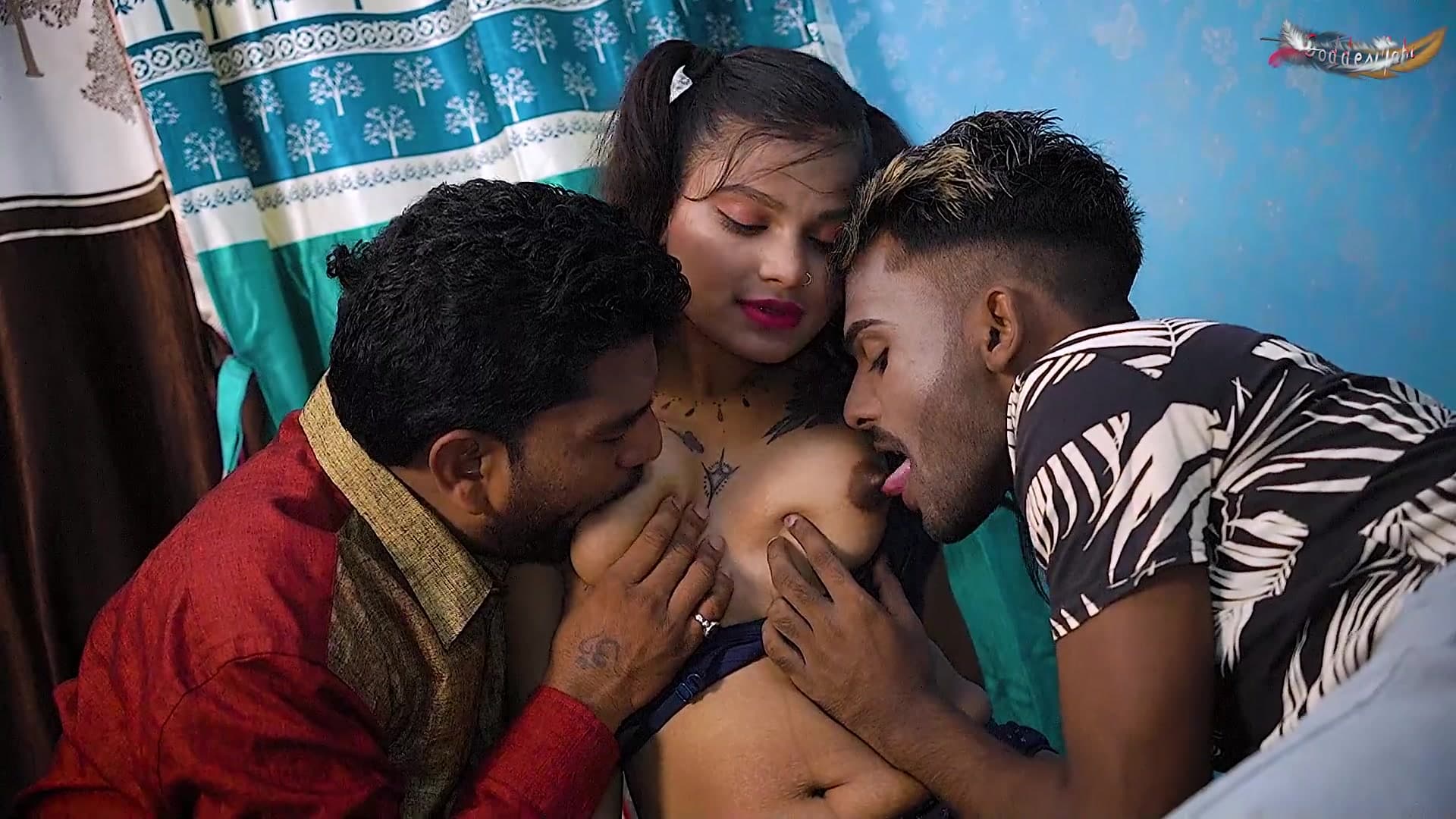 Desi Virgin Student Gets Hardcore Fucked by Her Teacher and Friend. Hindi Audio screenshot 4