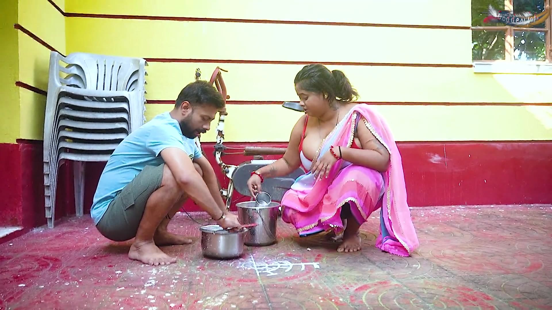 Mallu Dudhwali Outdoor Hardcore Sex with Bachelor Boy When Home Alone (Hindi Audio)