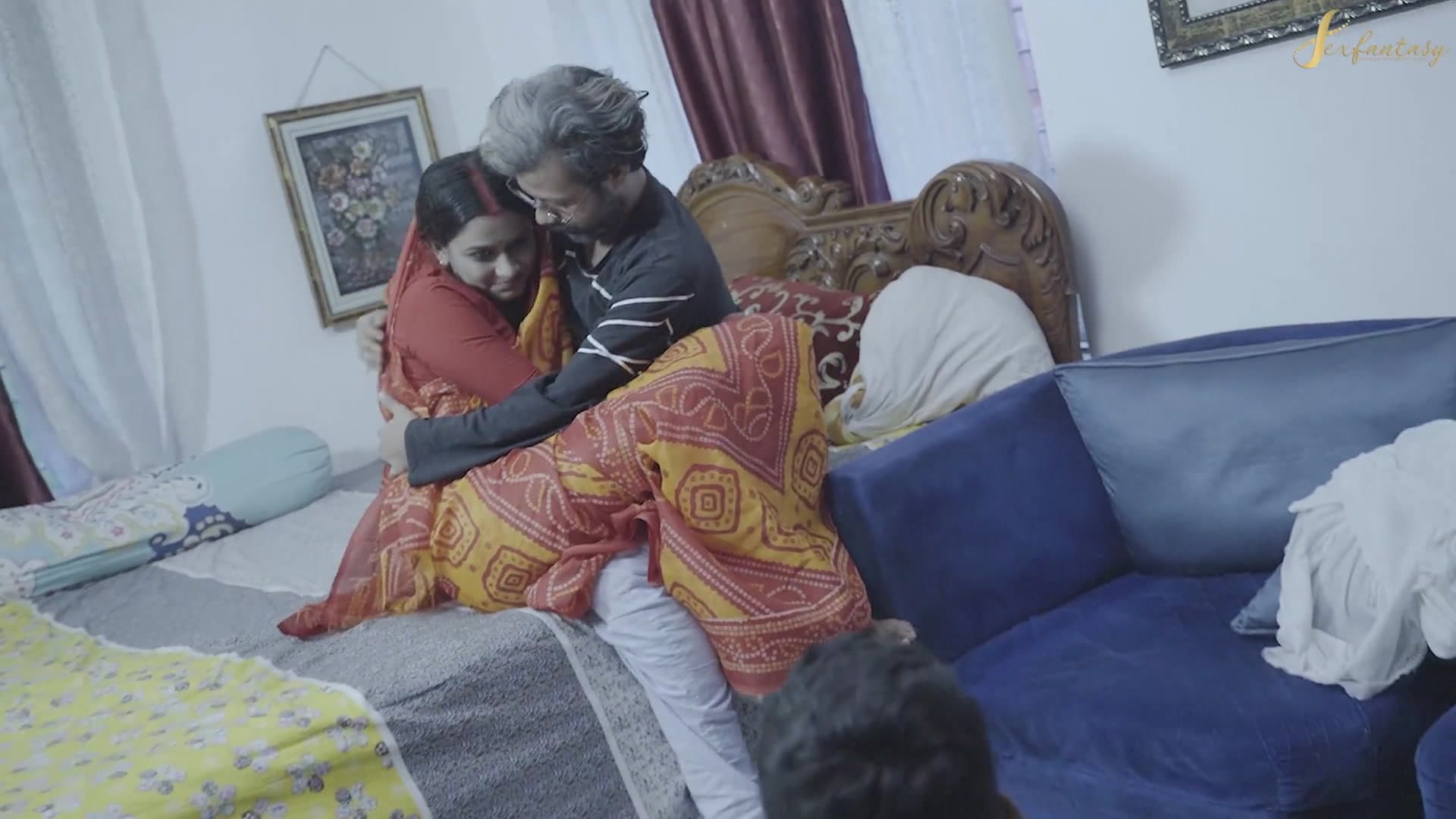 Stepfather Shows Stepson How to Properly Fuck His Daughter-in-Law screenshot 2