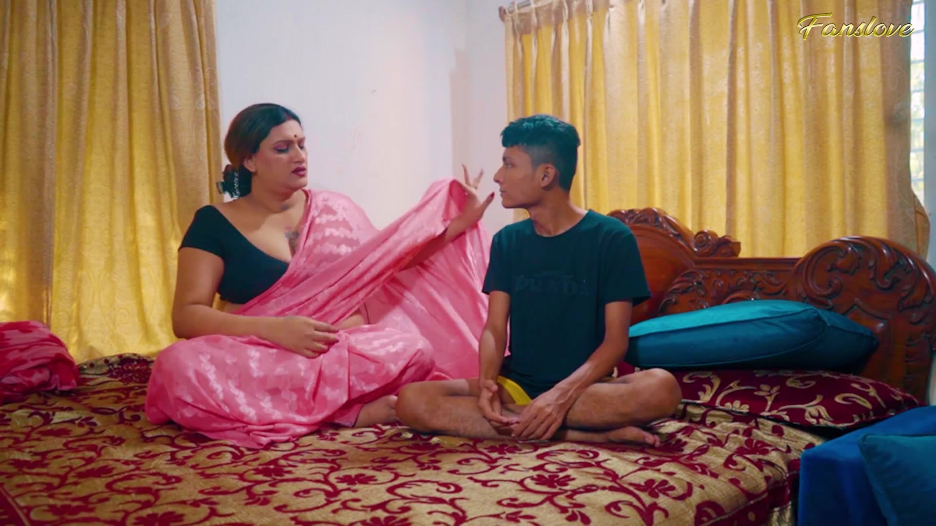 Desi Stepmom Shows Stepson How to Fuck While He Was Studying screenshot 2