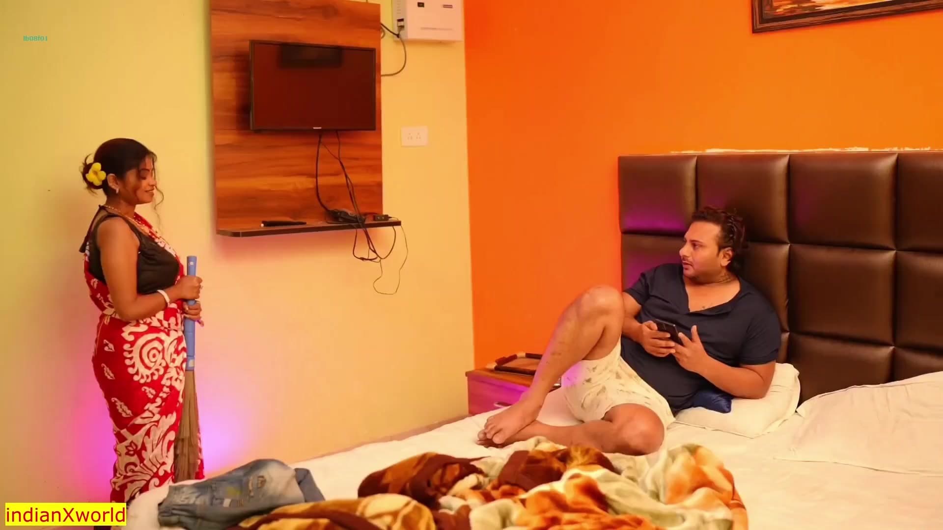 Boss Fucking My Innocent Wife! Indian Office Sex screenshot 6