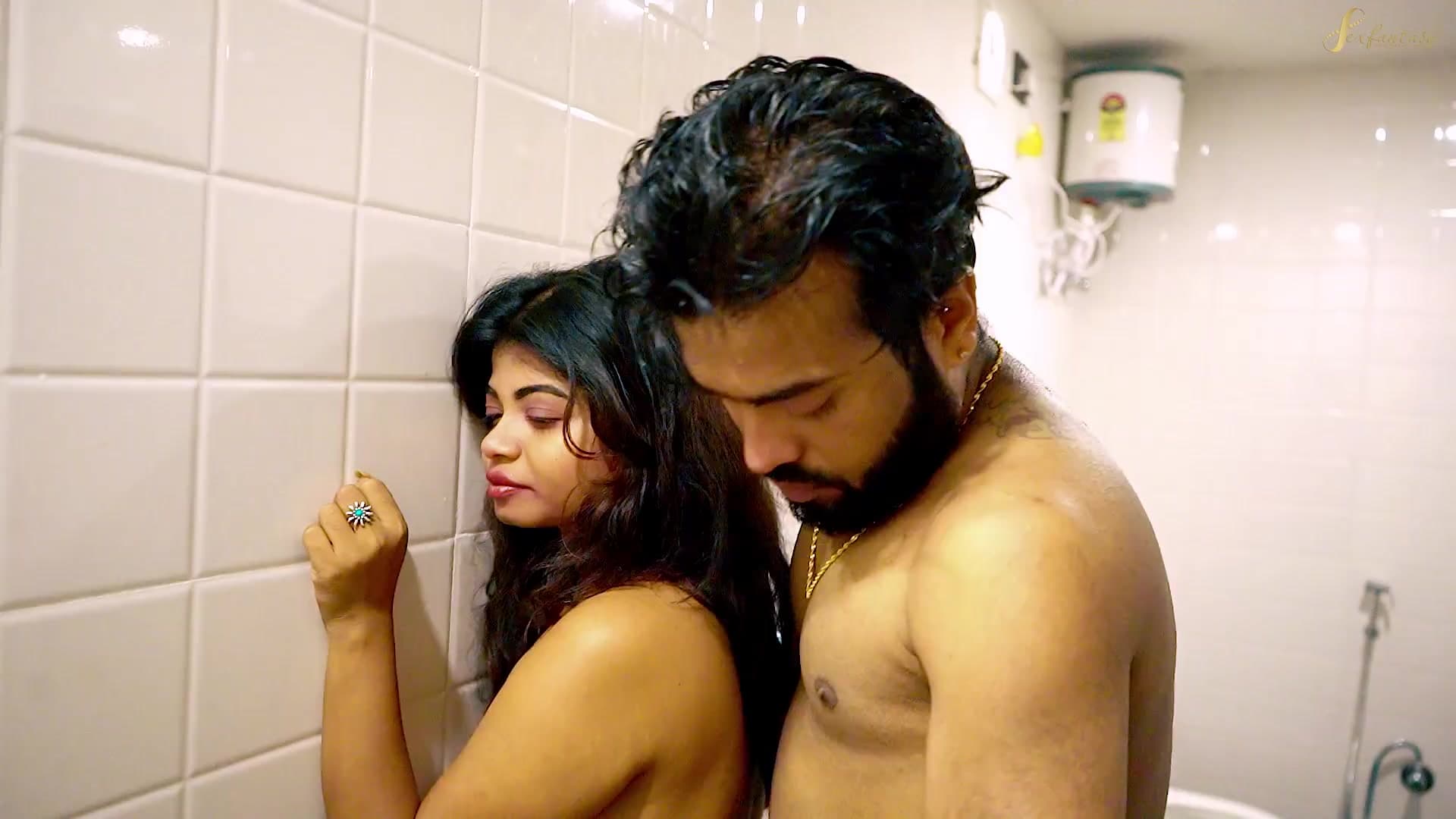 A Horny Nude Girl Fucked Hard in the Bathroom screenshot 10