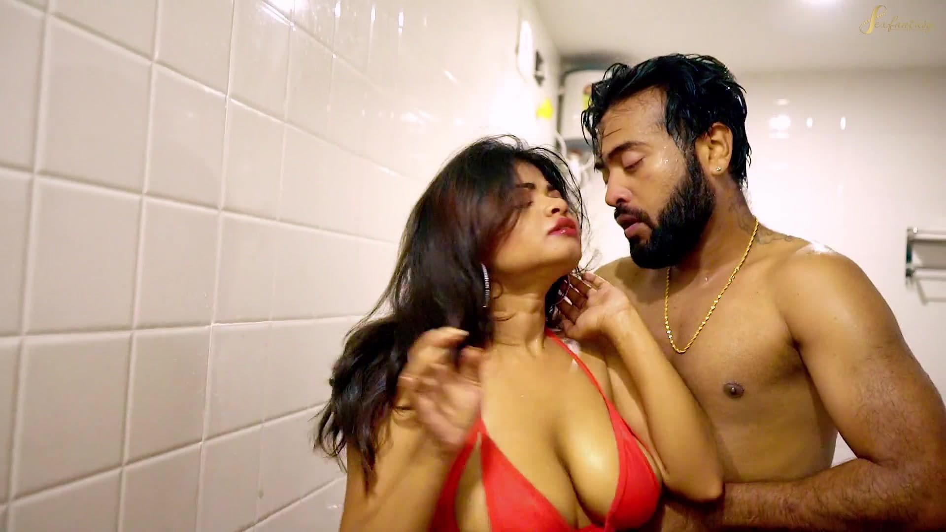 A Horny Nude Girl Fucked Hard in the Bathroom screenshot 5